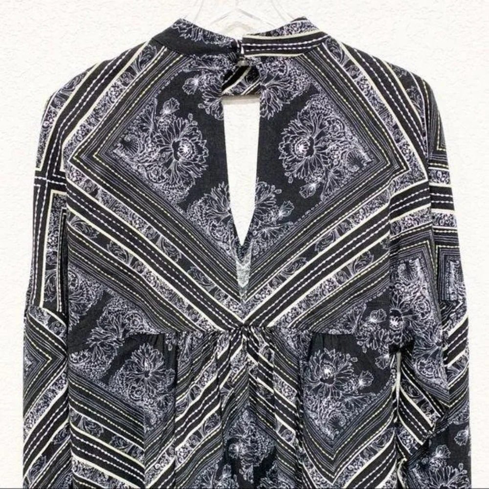 Free People Walking on a Dream Tunic Black‎ Small